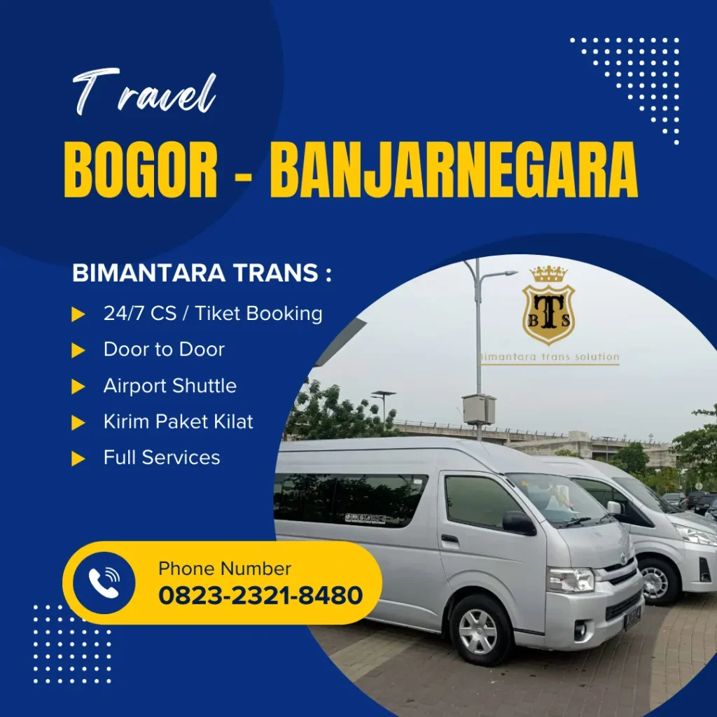 travel bogor banjarnegara bimantara trans