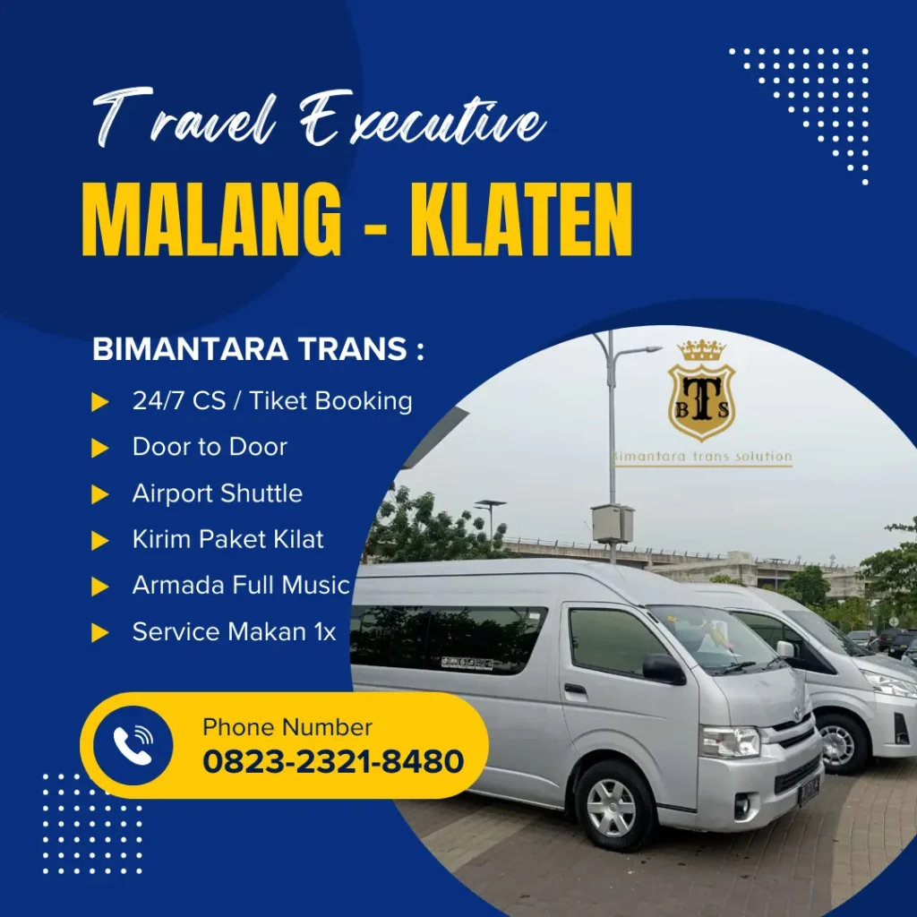 travel malang klaten bimantara trans