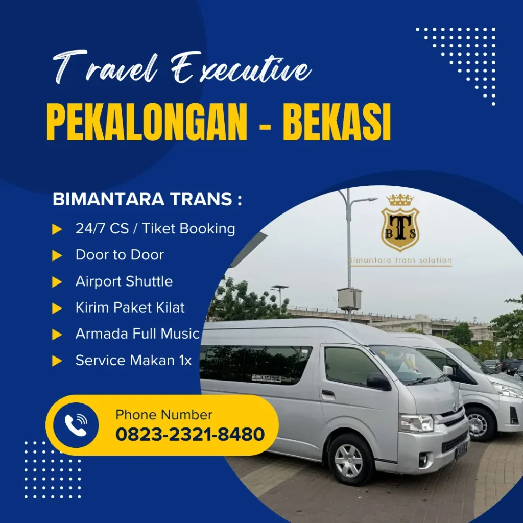 travel pekalongan bekasi bimantara trans