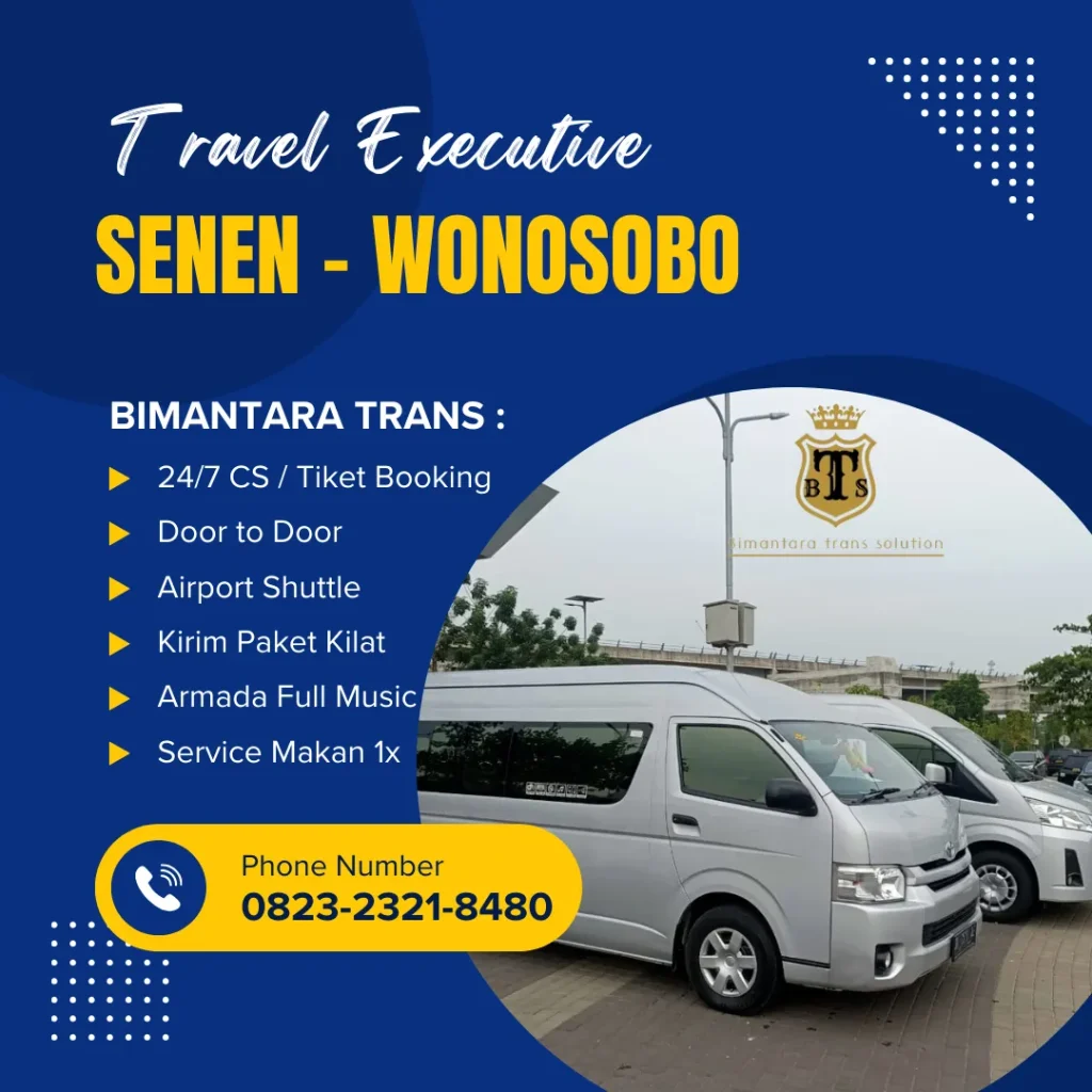 travel stasiun senenn wonosobo bimantara trans