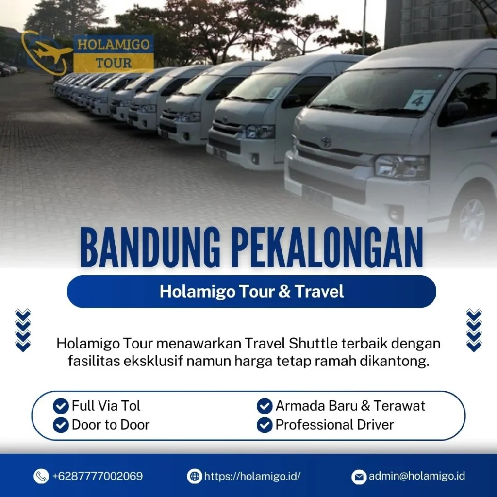 Travel Shuttle Bandung Pekalongan Holamigo Tour