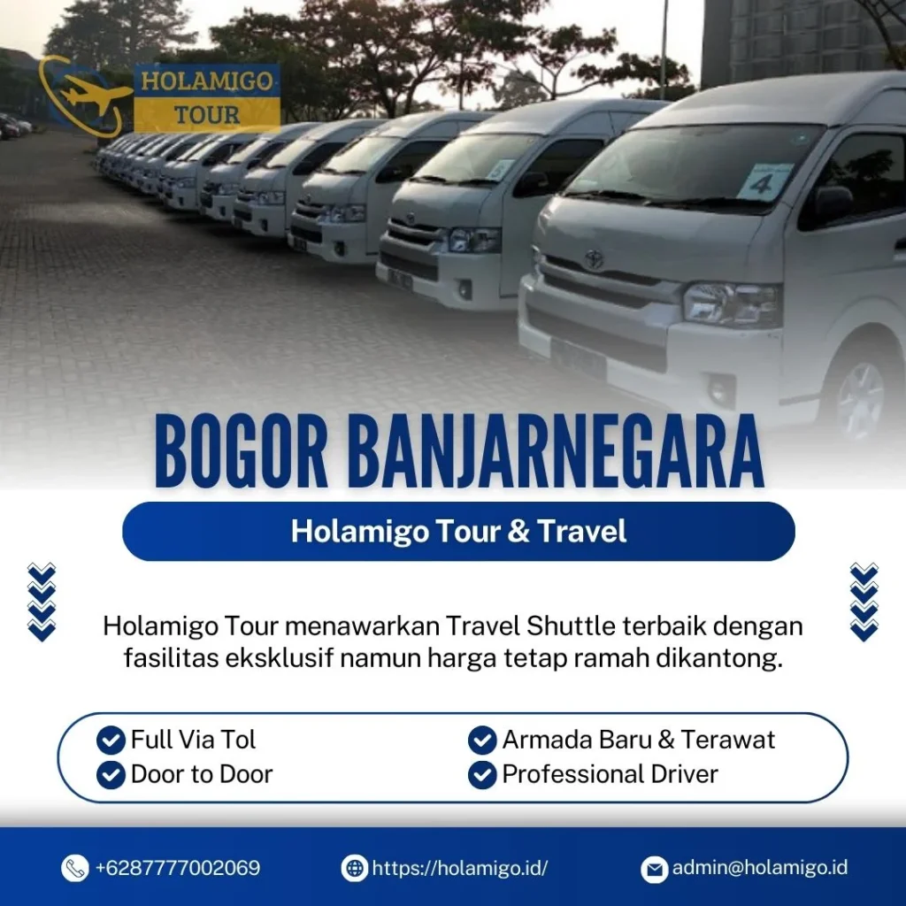 Travel Shuttle Bogor Banjarnegara Holamigo Tour
