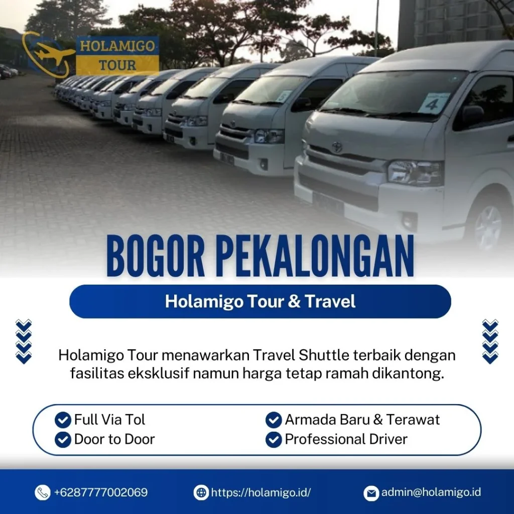 Travel Shuttle Bogor Pekalongan Holamigo Tour