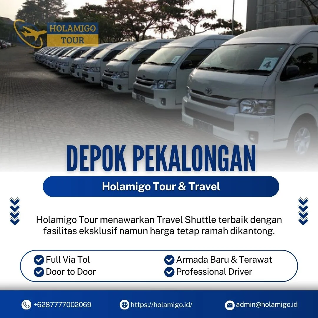 Travel Shuttle Depok Pekalongan Holamigo Tour