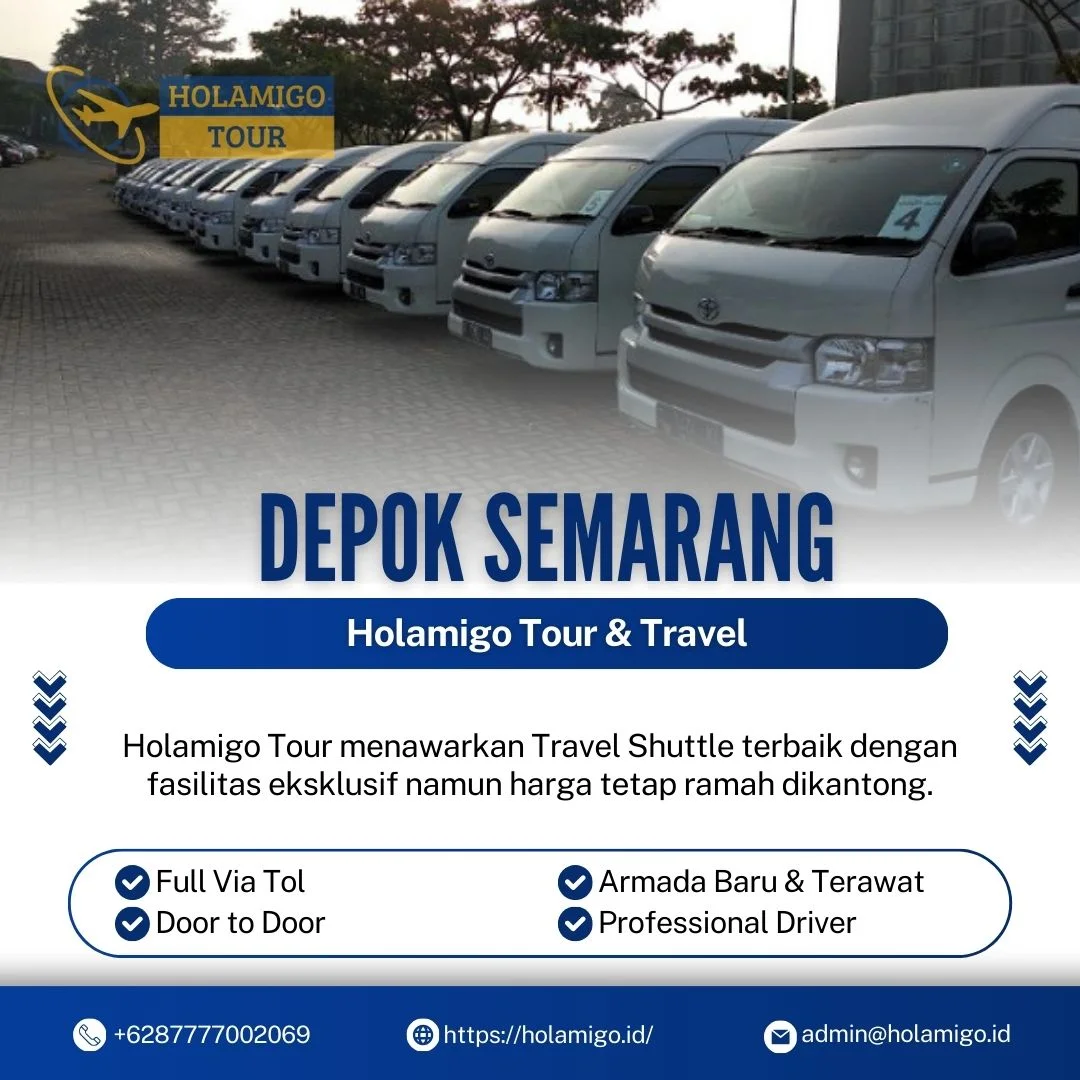 Travel Shuttle Depok Semarang Holamigo Tour