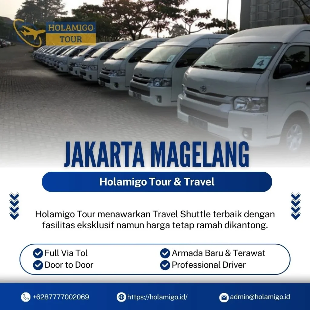 Travel Shuttle Jakarta Magelang Holamigo Tour