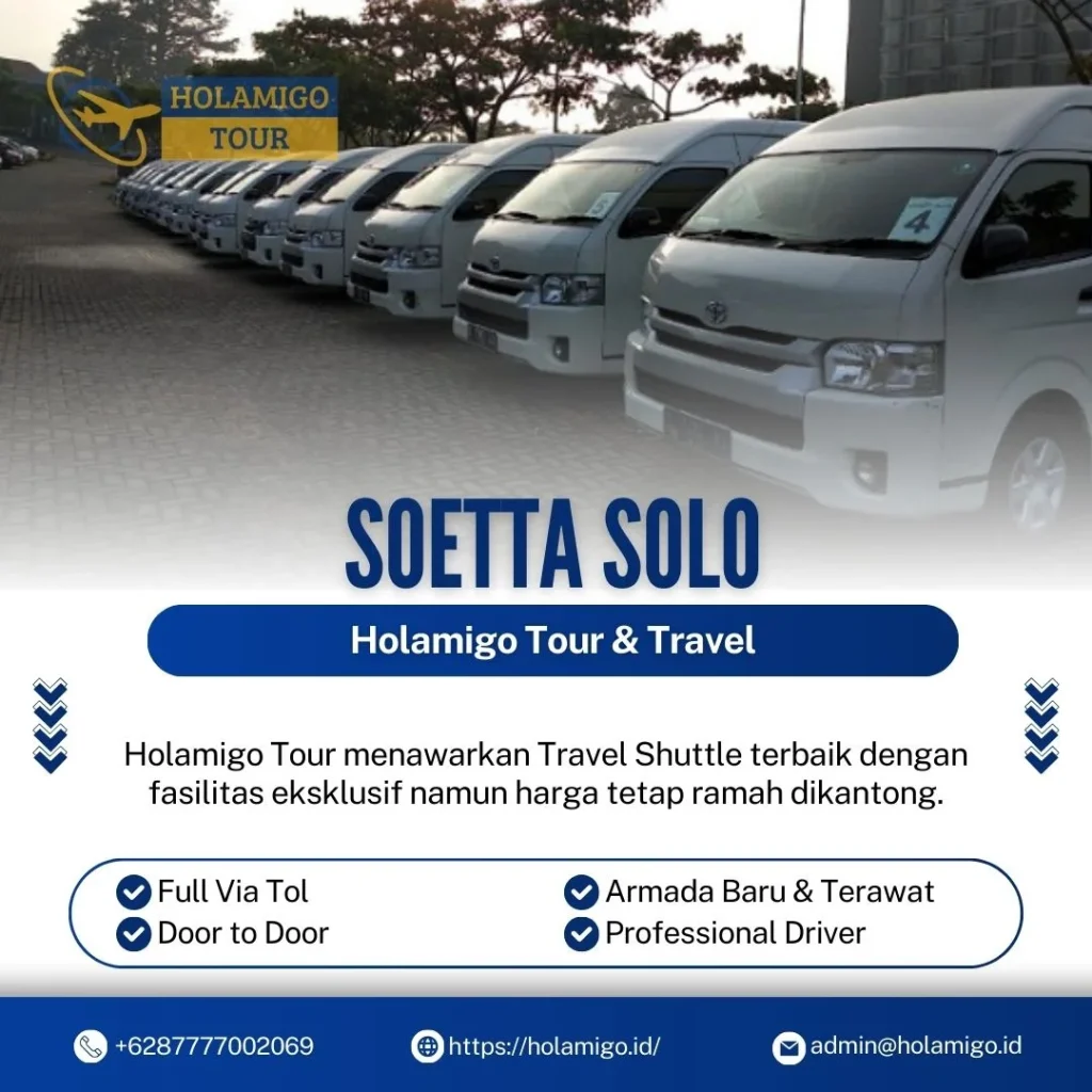 Travel Shuttle Soetta Solo Holamigo Tour
