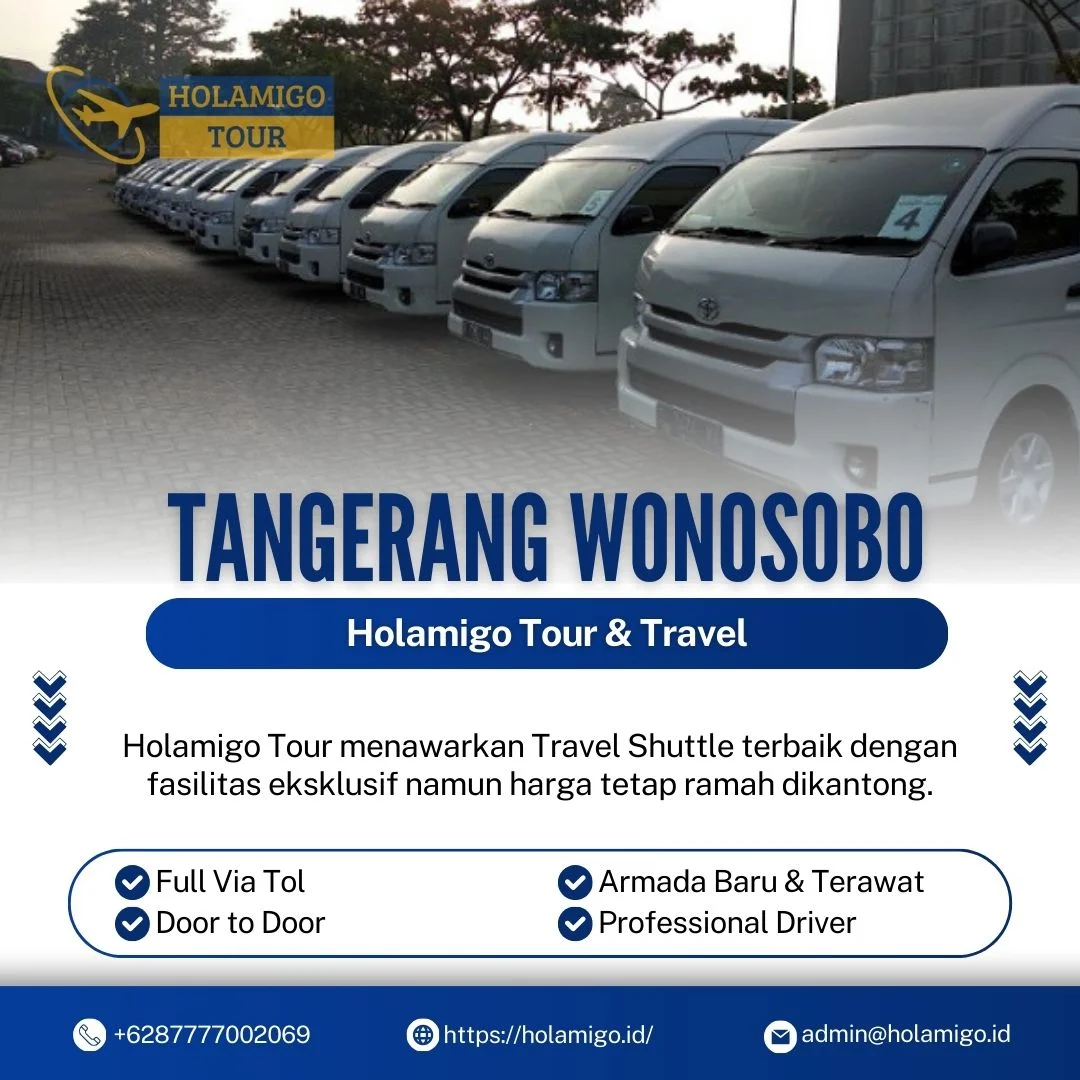 Travel Shuttle Tangerang Wonosobo Holamigo Tour