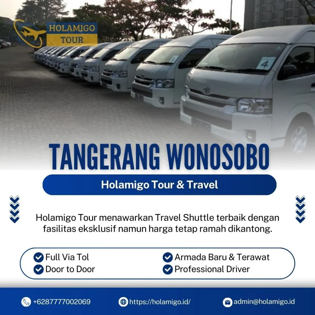 Travel Shuttle Tangerang Wonosobo Holamigo Tour