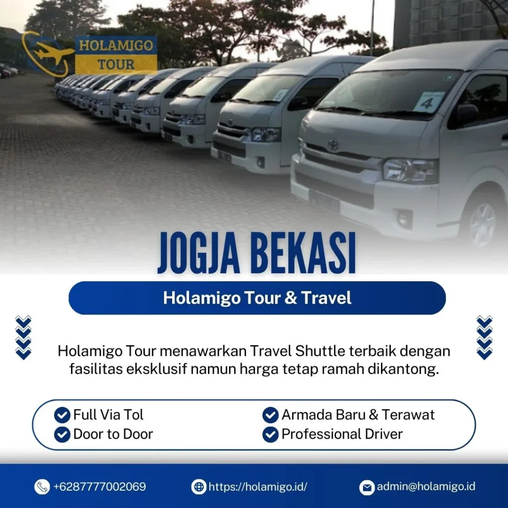 Travel Shuttle Jogja Bekasi Holamigo Tour