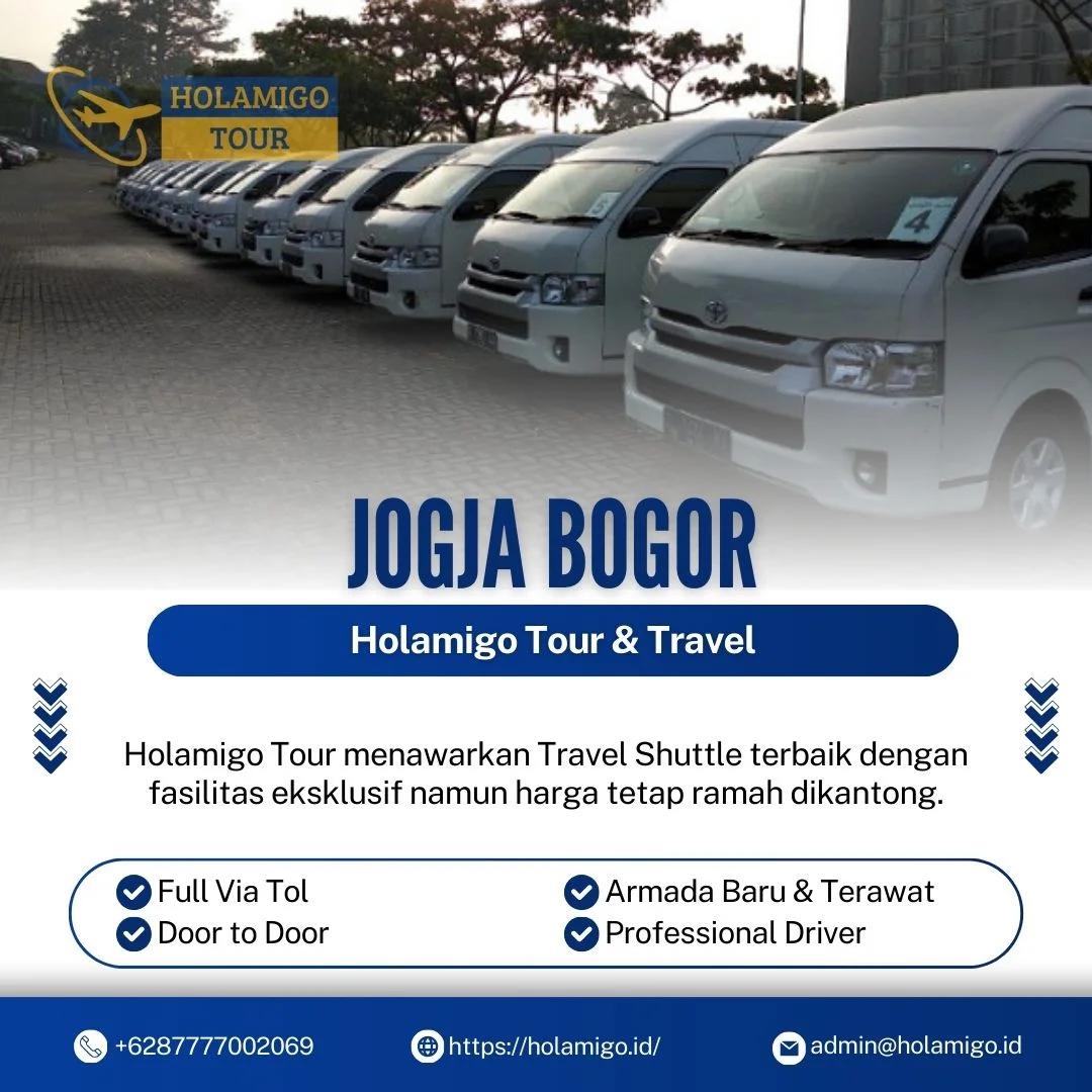 Travel Shuttle Jogja Bogor Holamigo Tour