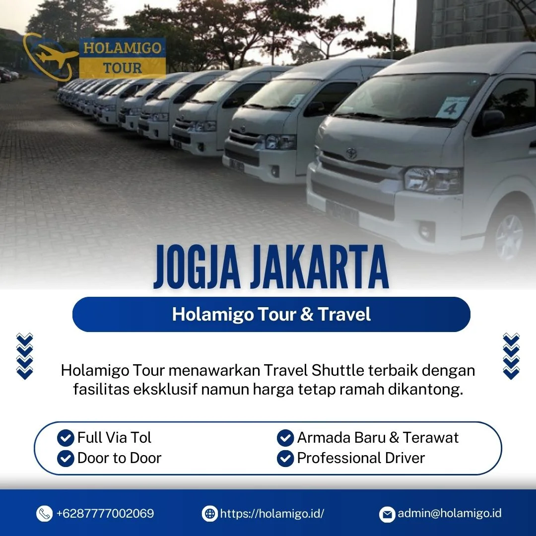 Travel Shuttle Jogja Jakarta Holamigo Tour
