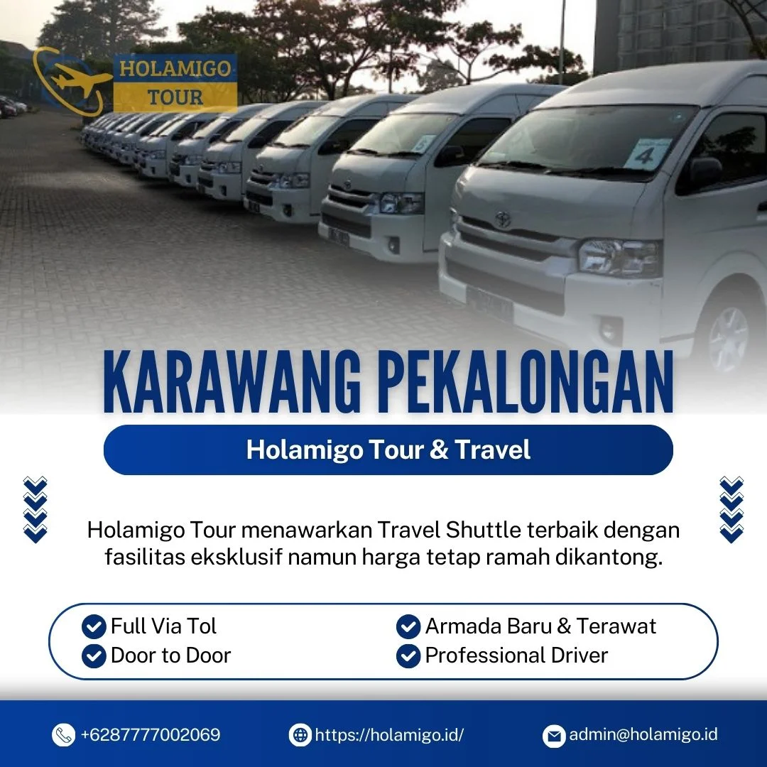 Travel Shuttle Karawang Pekalongan Holamigo Tour