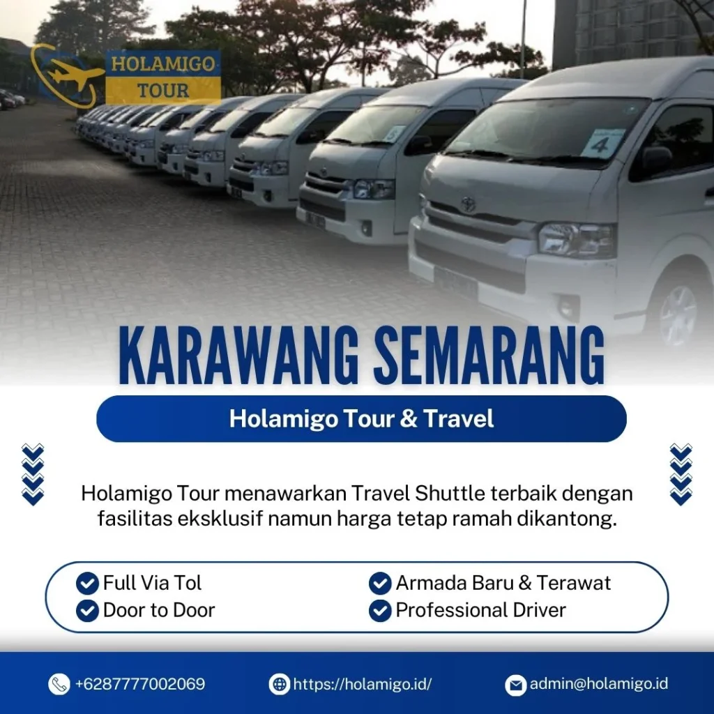 Travel Shuttle Karawang Semarang Holamigo Tour