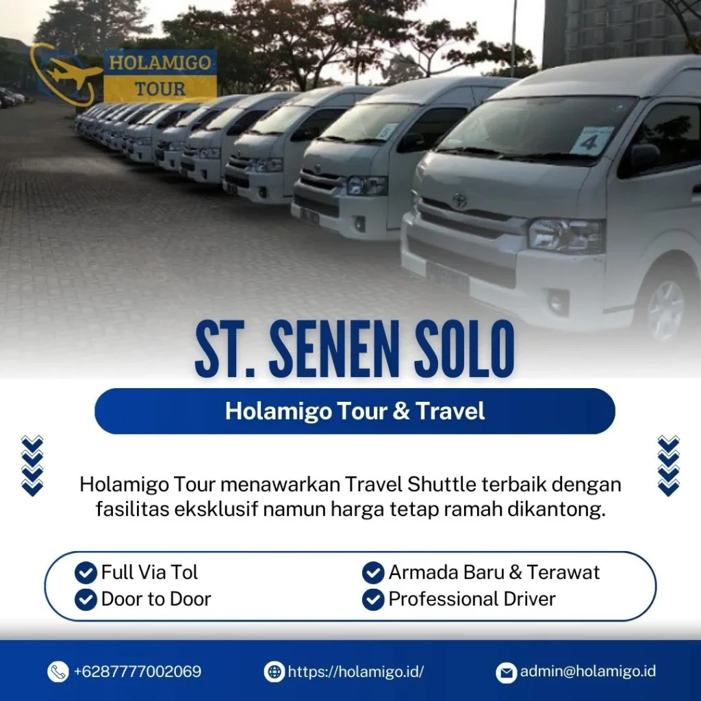 Travel Shuttle St. Senen Solo Holamigo Tour