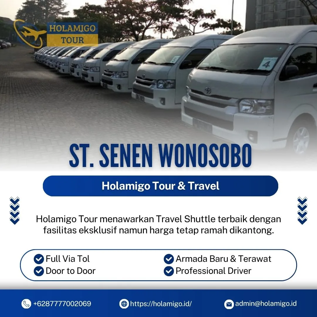 Travel Shuttle Stasiun Senen Wonosobo Holamigo Tour